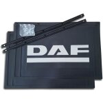 Lot de 2 bavettes daf 600 / 550 x 400mm - d�coupables - noires - pour camion et semi - remorque