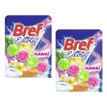 Lot de 2 blocs wc 50g power activ + hawa ? produit nettoyant dtartrant toilettes