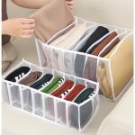 Lot de 2 botes de rangement en maille 7 compartiments organisateur de tiroir  vtements organiseurs ...