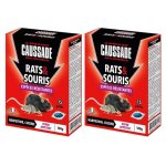 Lot de 2 boites raticide rats & souris - patappt espces rsistantes boite de 150grs ( 15x10grs) -