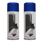 Lot de 2 bombe de peinture bleu chekington 330ml - spray aérosol décoration - bpa14 Lot de 2 bombe de peinture bleu chekington 330ml - spray aérosol décoration - bpa14