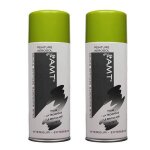 Lot de 2 bombe de peinture vert anis 330ml - spray aérosol décoration - bpa10 Lot de 2 bombe de peinture vert anis 330ml - spray aérosol décoration - bpa10