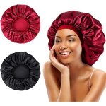 Lot 2 bonnets de sommeil en satin de soie de nuit r�glables avec �lastique pour femme et fille [250]