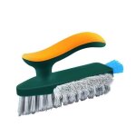 Lot de 2 brosses à récurer - en plastique - avec poils denses - brosse de nettoyage pour sol tapis carrelage ... Lot de 2 brosses à récurer - en plastique - avec poils denses - brosse de nettoyage pour sol tapis carrelage ...