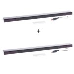 Lot de 2 capteurs rcepteurs sensor bar filaire pour nintendo wii