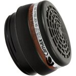 Lot de 2 cartouches filtrantes - avec fixation  baonnettes pour demi - masque de protection 9809355 ...