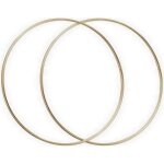 Lot de 2 cercles m�talliques dor� ancien diam. 40 cm pour abat - jour anneaux epoxy attrape r�ves - unique ...