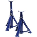 Lot de 2 chandelles de levage cric pour voiture (2 t chacune) chandelle de calage support de montage