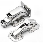 Lot de 2 charni�re � visser 104 * 43 * 24mm avec ressort 90 degr� - charni�res de porte pour armoires ...