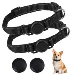 Lot de 2 collier pour chat smarttag mini traceur sans abonnement pour chien avec colliers traceurs gps ...