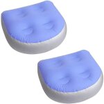 Lot de 2 coussins gonflables gonflables pour spa jacuzzi et piscines avec 4 ventouses[40]