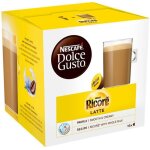 Lot de 2 - dolce gusto - 16 capsules de ricor au lait latte 168 g