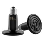 Lot de 2 e27 150w c�ramique lampe chauffante reptiles 220 - 240v ampoule infrarouge chauffante reptile ...