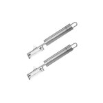 Lot de 2 �plucheur � l�gumes inox 19 cm fackelmann ovale