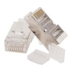Lot de 2 fiches rj45 pr�ts � monter pour connexion r�seau - zenitech