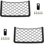 Lot de 2 filets de rangement pour camping - cars - filet de rangement élastique en maille - filet de ... Lot de 2 filets de rangement pour camping - cars - filet de rangement élastique en maille - filet de ...