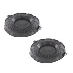 Lot de 2 filtres charbon type 48 amc037 dorigine 236x30 mm hotte 484000008783 480122101262 electrolux ...