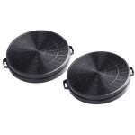 Lot de 2 filtres � charbon aquahouse ah - chf02s pour hotte aspirante siemens 353121 bosch dhz5140 neff ...