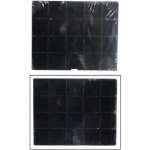 Lot de 2 filtres a charbon hotte airforce 235x192x15mm fchfl