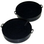 Lot de 2 filtres a charbon pour hotte et groupe bosch