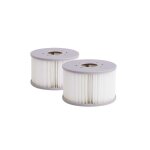Lot de 2 filtre spa mspa - accessoire spa pour lentretien de votre spa gonflable