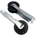 Lot de 2 galets poulies tendeurs et supports dorigine s�che - linge 06017597 40004610 candy hoover fagor ...