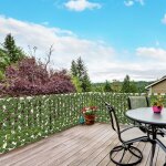 Lot de 2 haies artificielles treillis extensible - brise - vue v�g�tale feuillage r�aliste 2 x 1 m