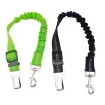 Lot de 2 harnais de voiture pour chien ceintures de s�curit� r�glables en nylon �lastique de 53 cm pour ...