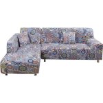 Lot de 2 housse canapé dangle en forme de l extensibles housse polyester housses 3 + 2 places composition ... Lot de 2 housse canapé dangle en forme de l extensibles housse polyester housses 3 + 2 places composition ...