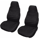 Lot de 2 housses de si�ge de voiture universelles imperm�ables noires protection de si�ge