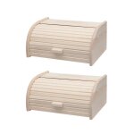 Lot de 2 huches  pain en bois fackelmann boissellerie