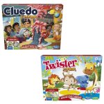 Lot de 2 jeux de société hasbro gaming junior : cluedo junior + twister junior Lot de 2 jeux de société hasbro gaming junior : cluedo junior + twister junior