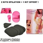 Kit pilation manuel - non spcifi - ensemble disques pilatoires - 2 tailles - efficace - gommage inclus ...