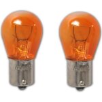 Lot de 2 lampes ampoules ba15s orange 21w 12v clignotant