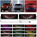 Lot de 2 lumi�re pour yeux de diable pour voitures - yeux led pour camions - fen�tre de voiture diy - ...