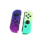 Lot de 2 manettes de jeu sans fil joy - con pour nintendo switch splatoon 3 oled multicolore manette ...