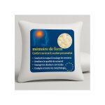 Lot de 2 oreillers 60x60 m�moire de forme sp�cial cervicales garantie � vie - oreillermemoirex2