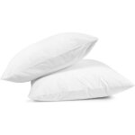 Oreillers - mortreux - lot de 2 - 65 x 65 cm - anti acariens - fermet� 750g / m�