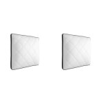 Lot de 2 oreillers bultex spcial cervicales mousse mmoire 60x60