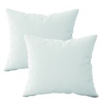 Lot de 2 oreillers coussins de garnissage - 60 x 60 cm - blanc - vivezen