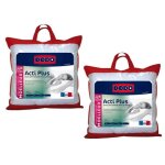 Lot de 2 oreillers dodo anti allergies - 65x65 cm - acti plus ii Lot de 2 oreillers dodo anti allergies - 65x65 cm - acti plus ii