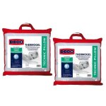 Lot de 2 oreillers dodo mémoire de forme effet fraicheur - 60x 60 cm - fresh Lot de 2 oreillers dodo mémoire de forme effet fraicheur - 60x 60 cm - fresh