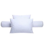 Lot de 2 oreillers plumes 60 x 60 cm dodo