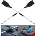 Lot de 2 pagaies t�lescopiques r�glables en alliage daluminium pour kayak rames accessoires de p�che ...