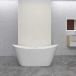 Lot de 2 panneaux muraux de douche ivoire en aluminium avec 1 profil�s l40xl120xh210 cm protection muraleantim ...