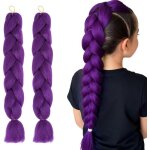 Lot de 2 perruques violette enfant et femme - d�guisement cosplay halloween kpop - cadeau pour filles ...