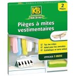 Lot de 2 piges  mites vestimentaires - home defense - efficace 3 mois - esthtique et sans odeur
