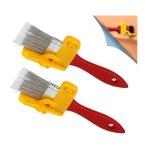 Lot de 2 pinceaux de coupe pour peinture  la maison au bureau au mur coins dissimuls bords de plafonds ...