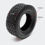 Wiltec lot de 2x pneu 13x5. 00 - 6 pour tracteur � pelouse ? 305 x 305 x 110 mm ? avec profil � crampons ...