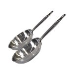 Lot de 2 poêles inox de 28 cm et 32 cm elo profi therm Lot de 2 poêles inox de 28 cm et 32 cm elo profi therm